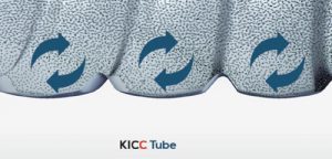 Corrugated tube heat exchanger in duplex material for high pressure use